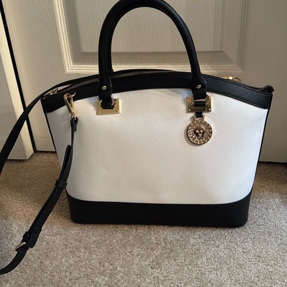 ANNE KLEIN - Structure Satchel Handbag - Picture 1 of 11